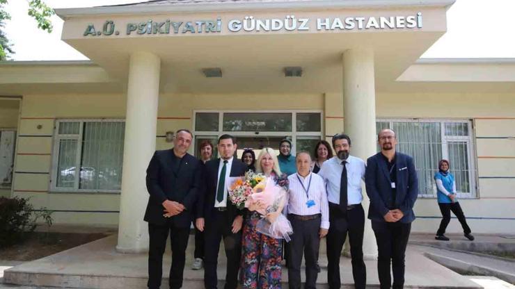 Rektör Özkan, tarım ve sanatla terapi edilen psikiyatri hastalarını ziyaret etti