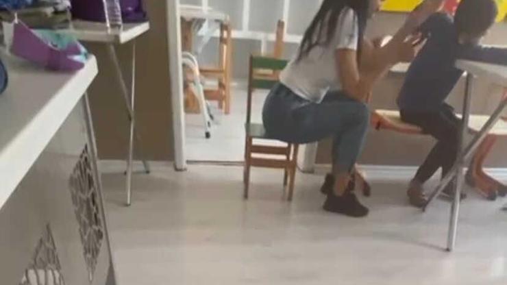 Öğretmenin, özel gereksinimli öğrencilere şiddeti kamerada; gözaltında