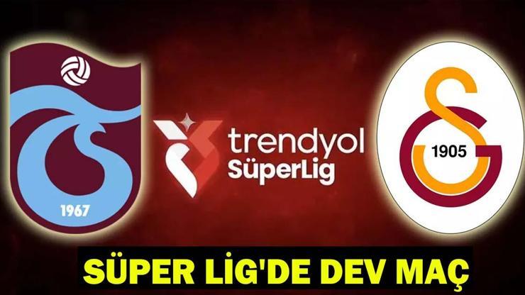 TRABZONSPOR - GALATASARAY MAÇI CANLI İZLE | Trabzonspor-Galatasaray maçı canlı izleme bilgileri Süper Ligde dev maç
