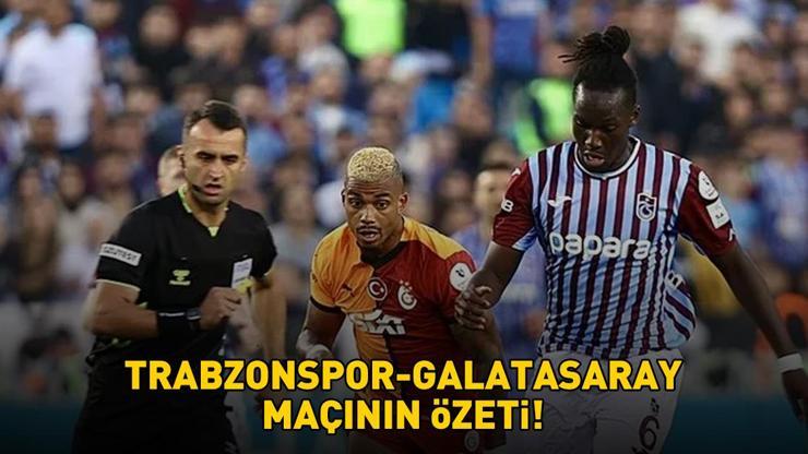 TRABZONSPOR - GALATASARAY MAÇ ÖZETİ | Şampiyonluğa 1 puan kaldı