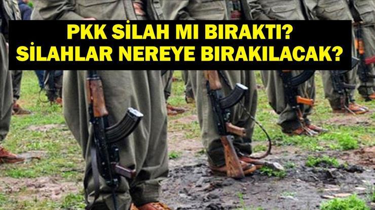 SON DAKİKA PKK SİLAH BIRAKTI PKK Silahları Nereye Bırakacak Fesih Ne Demek PKK Silah Bırakma (Fesih) Süreci Nasıl Olacak Kendini Feshettiğini Duyurdu