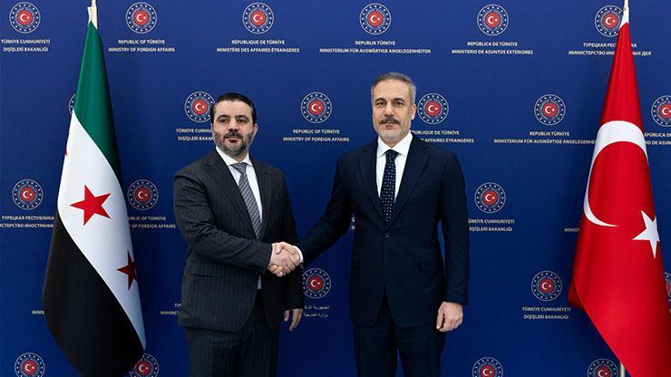 Bakan Fidan, Suriyeli mevkidaşı Şeybani ile görüştü