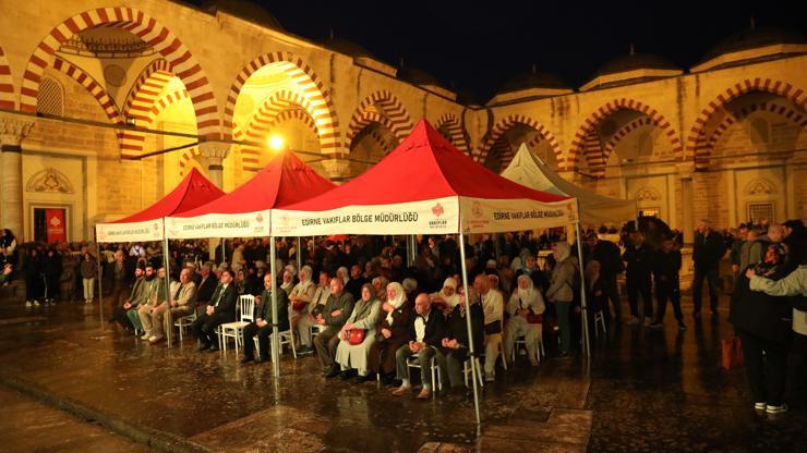Edirnede hacı adayları kutsal topraklara uğurlandı