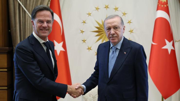 Cumhurbaşkanı Erdoğan, NATO Genel Sekreteri Rutteyi kabul etti