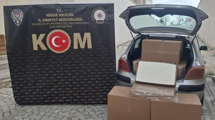 Niğdede kaçakçılık operasyonu: 6 gözaltı