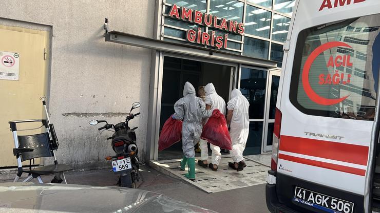 Kocaelide kimyasal madde tankını temizlerken fenalaşan 4 işçi, tedaviye alındı