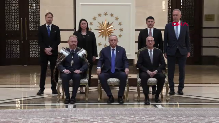 Cumhurbaşkanı Erdoğan, 3 ülkenin büyükelçisini kabul etti