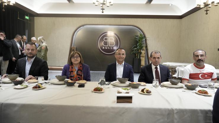Gaziantepte iki kulüp başkanından dostluk rüzgarı