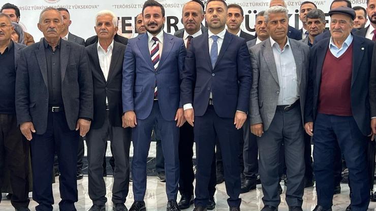 Yüksekovada şehit aileleri ve gazilerden Terörsüz Türkiye sürecine destek