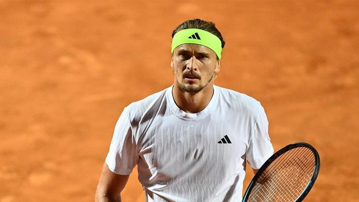 Son şampiyon Zverev, Roma Açık Tenis Turnuvasına çeyrek finalde veda etti