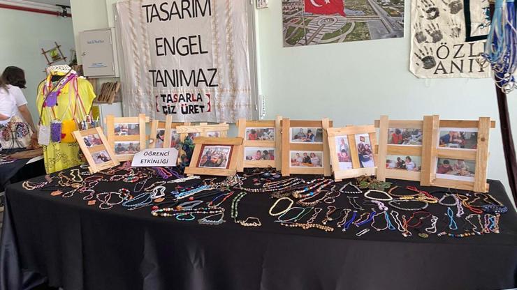 Özel gereksinimli bireyler, tasarımlarıyla sergide buluştu