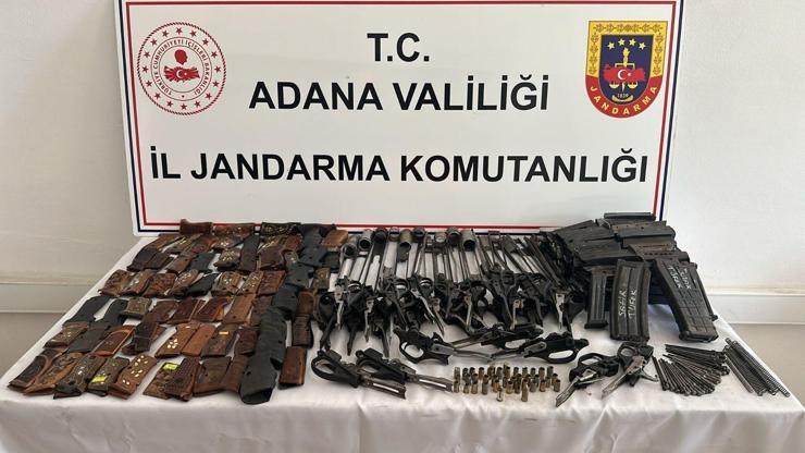 Ceyhanda tabanca imalatı yapılan atölyeye baskın