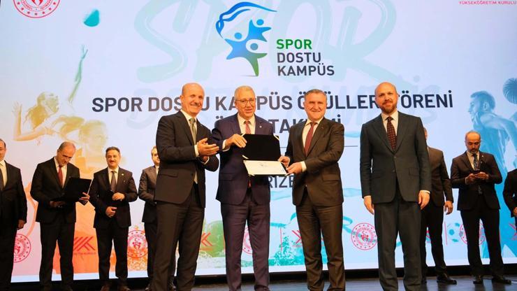 Ege Üniversitesi Spor Dostu Kampüs ünvanı kazandı