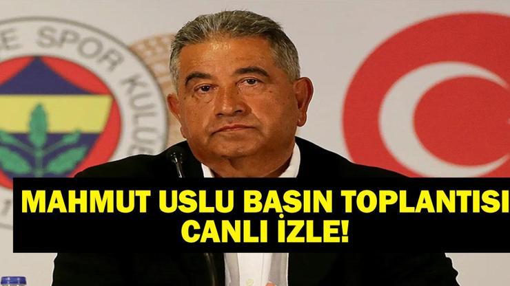 MAHMUT USLU BASIN TOPLANTISI CANLI İZLE: Mahmut Uslu Hangi Kanalda Konuşuyor Fenerbahçe Başkan Adayı Olacak Mı