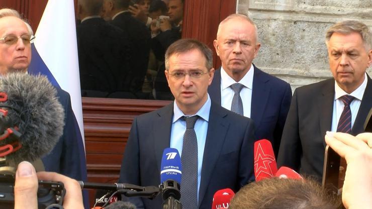 İstanbul- Medinskiy: Müzakerelere, 2022’de İstanbulda Ukrayna tarafından bozulan barış görüşmelerinin devamı olarak bakıyoruz