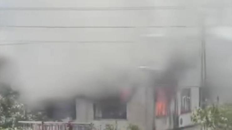 Dörtyol’da müstakil evde yangın çıktı