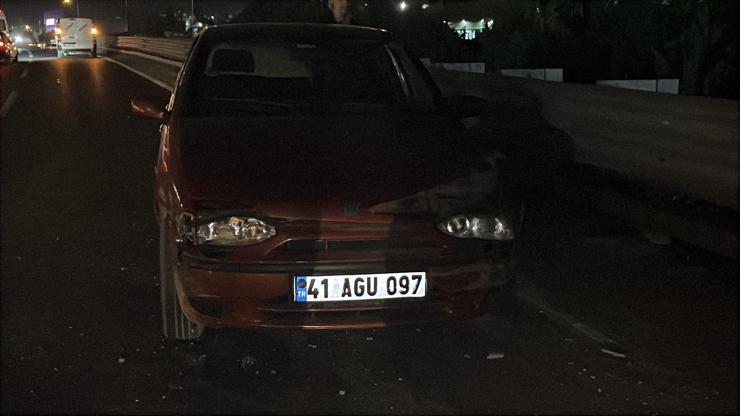 Gebzede 2 otomobil çarpıştı; 1 yaralı