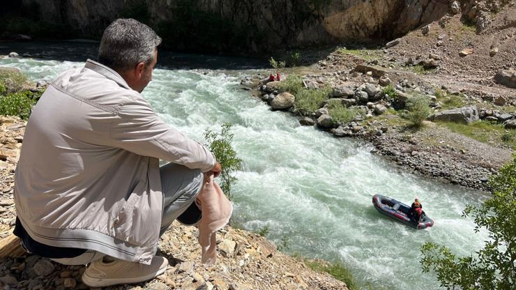 Nehirde kaybolan İbrahim’i arama çalışmaları 8inci gününde