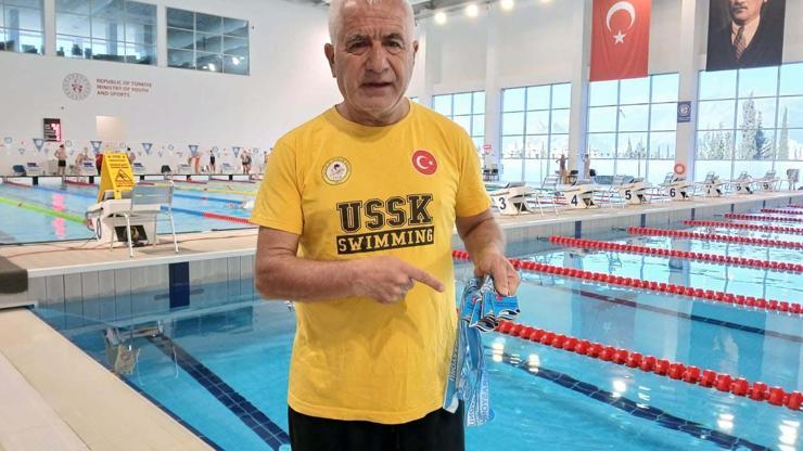 Hataylı milli yüzücü, birinciliğini babasına ithaf etti