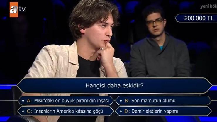 Hangisi daha eskidir Mamut ölümü, Amerika göçü, en büyük piramit inşası