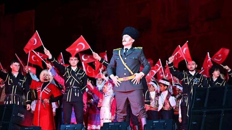 Aspendosta Gençlik ve Spor Gösterisi