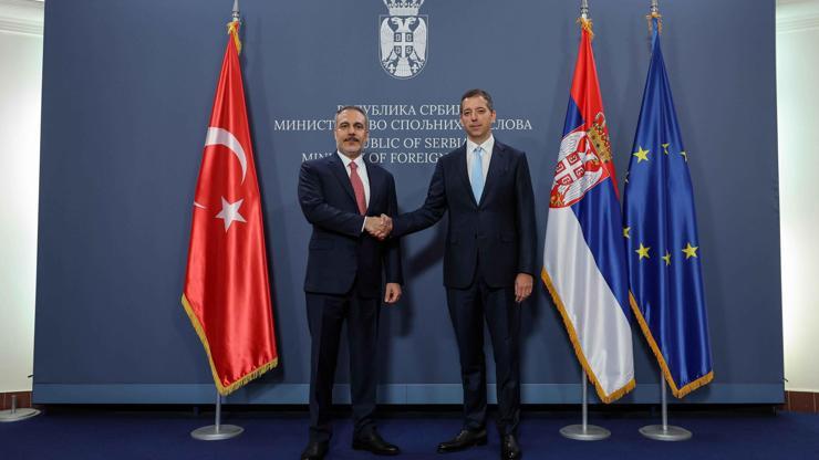 Dışişleri Bakanı Hakan Fidan, Sırp mevkidaşı Duriç ile görüştü