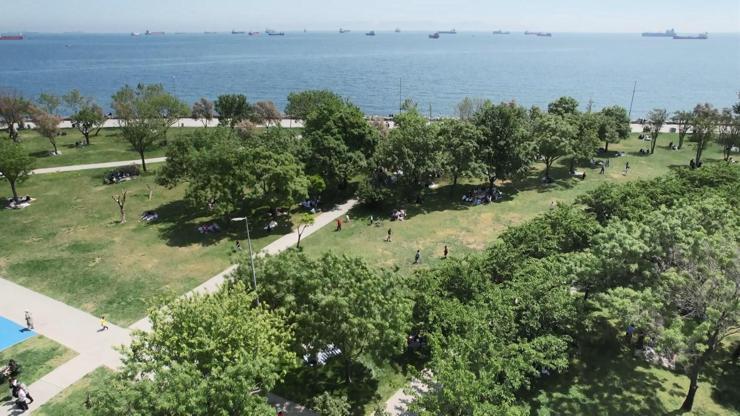 İstanbulda tatil ve sıcak hava