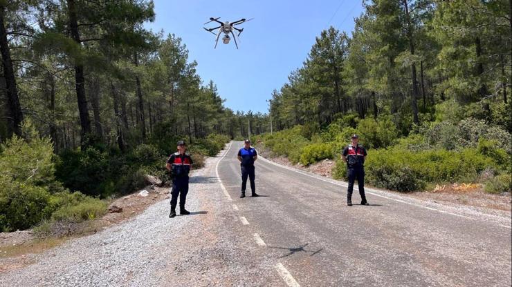 Bodrumda Orman Yangınlarına Karşı Dronlu Denetim