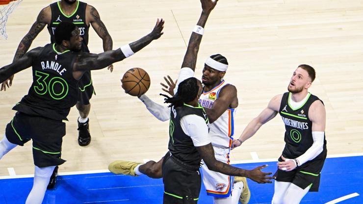 ÖZET | Oklahoma City Thunder, Minnesota Timberwolves serisine galibiyetle başladı