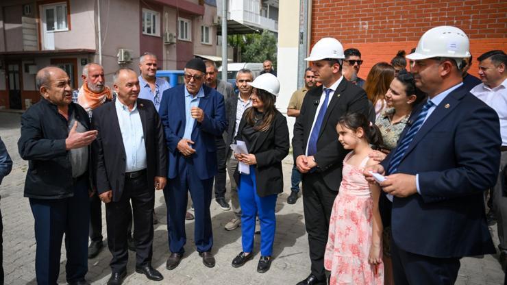 Bornovada yatırım, dayanışma ve halkla buluşma turu