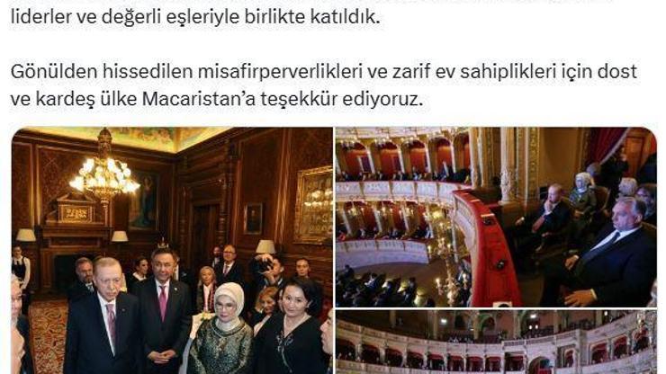 Emine Erdoğandan Macaristan paylaşımı