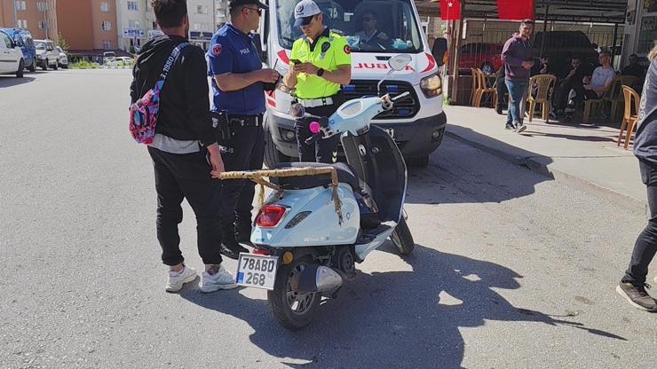 Karabükte Motosiklet Kazası: 2 Yaralı
