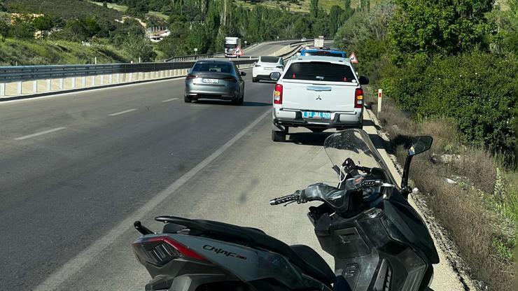 Afyonkarahisarda motosiklet kazası: 1 ölü, 1 yaralı