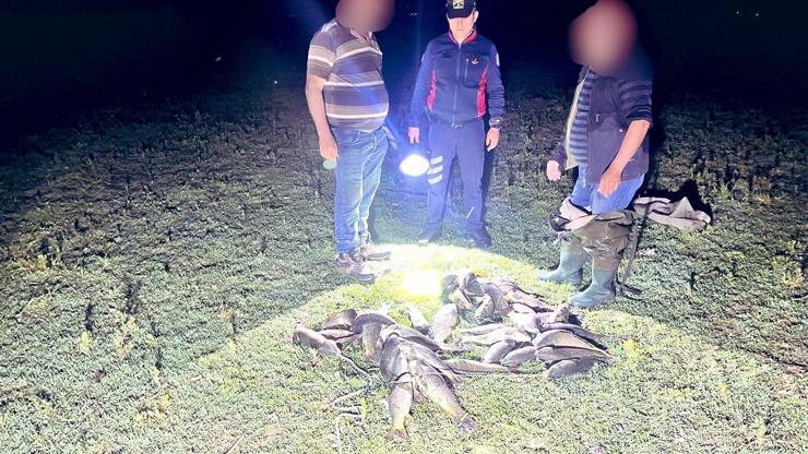 Uluabat Gölünde Kaçak Avcılara Baskın