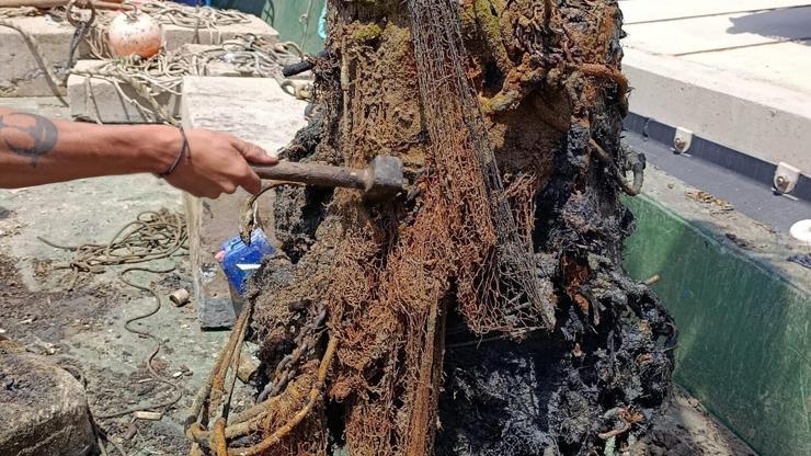 Bodrumda denizden 30 ton katı atık çıktı