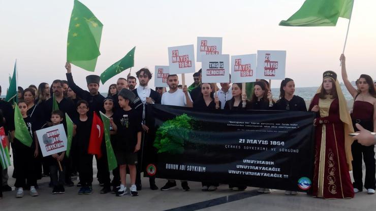 Mersin’de Çerkesler, ataları için yürüdü