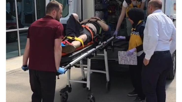 İş makinesinden düşen 3 işçi yaralandı