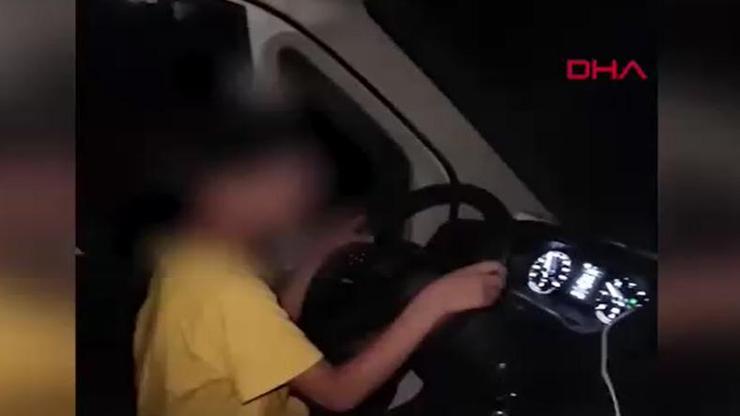 10 yaşındaki oğluna direksiyon teslim eden babaya 21 bin TL ceza