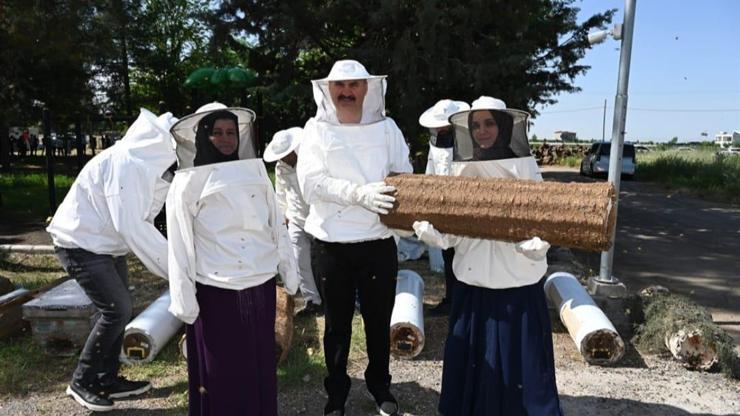 Batmanda 112 arıcıya 570 arılı sepet kovanı dağıtıldı