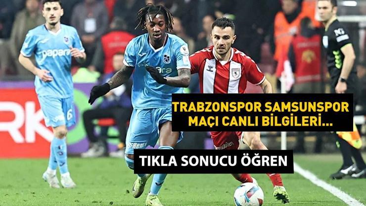 Karadenizde kazanan çıkmadı Trabzonspor 2 - 2 Samsunspor MAÇ ÖZETİ