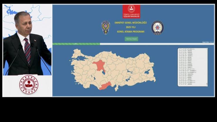 20 bin polis tek tuşla atandı Bakan Yerlikaya: Yer değiştirme işlemleri artık “Görev Puanı” esasına göre yapılacak