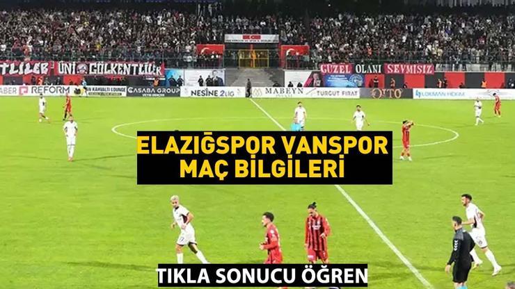 SICAK GELİŞME: Elazığspor Vanspor MAÇI TATİL EDİLDİ Elazığspor Vanspor canlı yaşananlar Maç özeti Kaç kaç bitti, neler oldu Son karar...