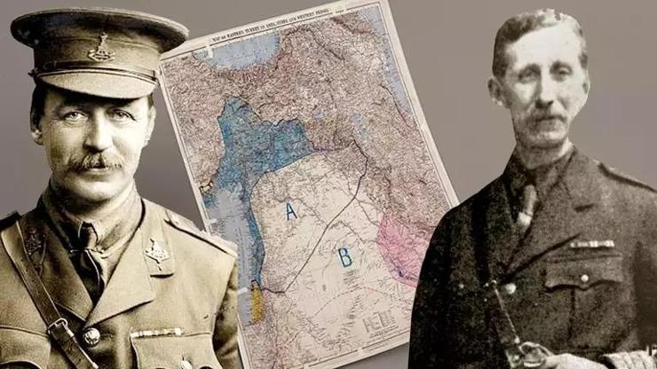 Sykes-Picot anlaşmasının arkasındaki gizli el bir kadına ait İşte Osmanlının paylaşıldığı harita