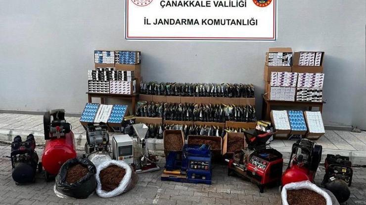 Bigada kaçakçılık operasyonu düzenlendi