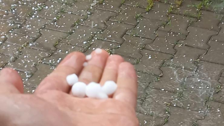 Malatyada dolu ve sağanak etkili oldu