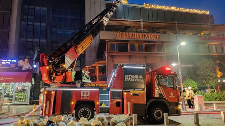 Beşiktaşta Restoranda Çıkan Yangın Söndürüldü