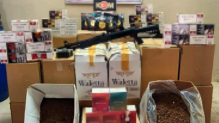 Tekirdağda 248 bin makaron ele geçirildi