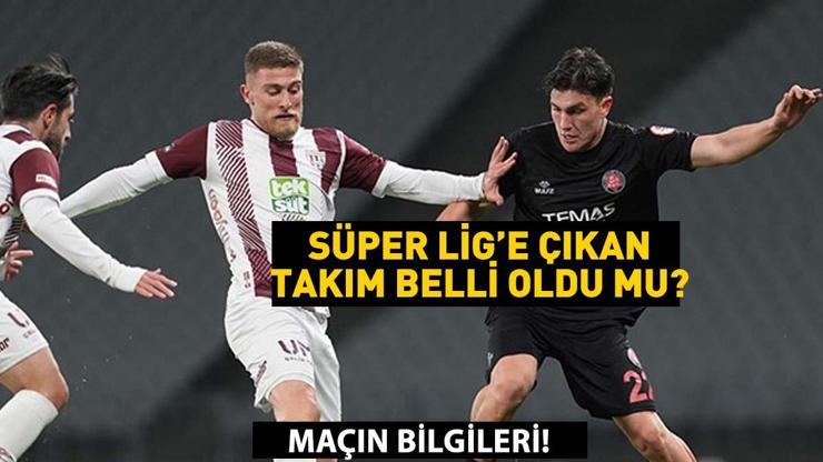 MAÇ ÖZETİ: Karagümrük Bandırmaspor maçında yaşananlar Süper Lige yükselen takım belli oldu