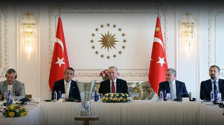 Cumhurbaşkanı Erdoğan, Fenerbahçe Beko takımını kabul etti
