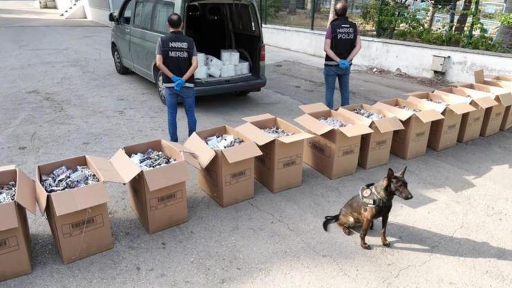 Mersin’de uyuşturucu operasyonu 387 bin 464 uyuşturucu hap ele geçirildi